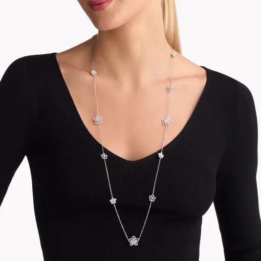 Graff Wild Flower Diamond Sautoir Necklace^ White Gold|Wild Flower