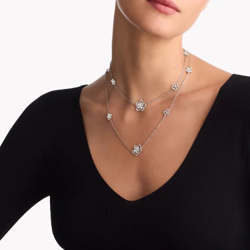 Graff Wild Flower Diamond Sautoir Necklace^ White Gold|Wild Flower