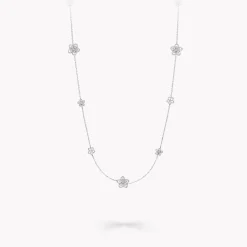 Graff Wild Flower Diamond Sautoir Necklace^ White Gold|Wild Flower
