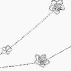 Graff Wild Flower Diamond Sautoir Necklace^ White Gold|Wild Flower