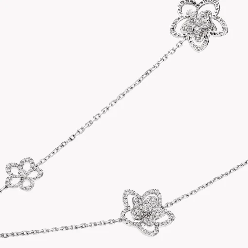 Graff Wild Flower Diamond Sautoir Necklace^ White Gold|Wild Flower