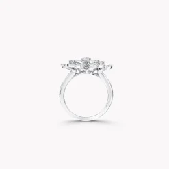 Graff Wild Flower Large Diamond Ring^ White Gold|Wild Flower