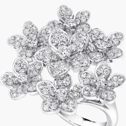 Graff Wild Flower Large Diamond Cluster Ring^ Wild Flower|Rings