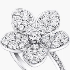 Graff Wild Flower Large Pavé Diamond Ring^ Wild Flower|Rings
