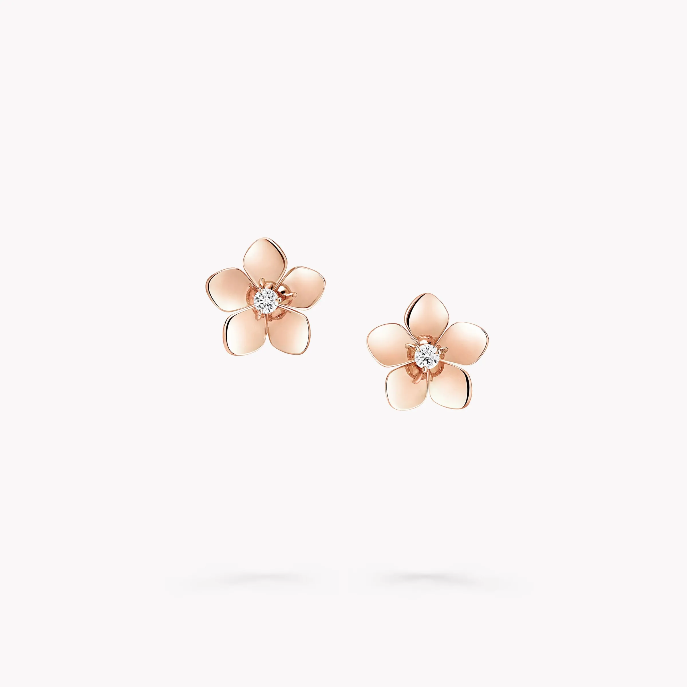 Graff Wild Flower Mini Earrings^ Rose Gold|Wild Flower