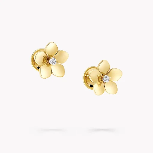Graff Wild Flower Mini Earrings^ Yellow Gold|Wild Flower
