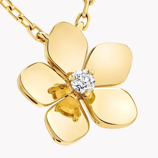 Graff Wild Flower Mini Pendant^ Yellow Gold|Wild Flower