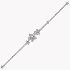 Graff Wild Flower Pavé Diamond Bracelet^ Bridal Jewelry|White Gold