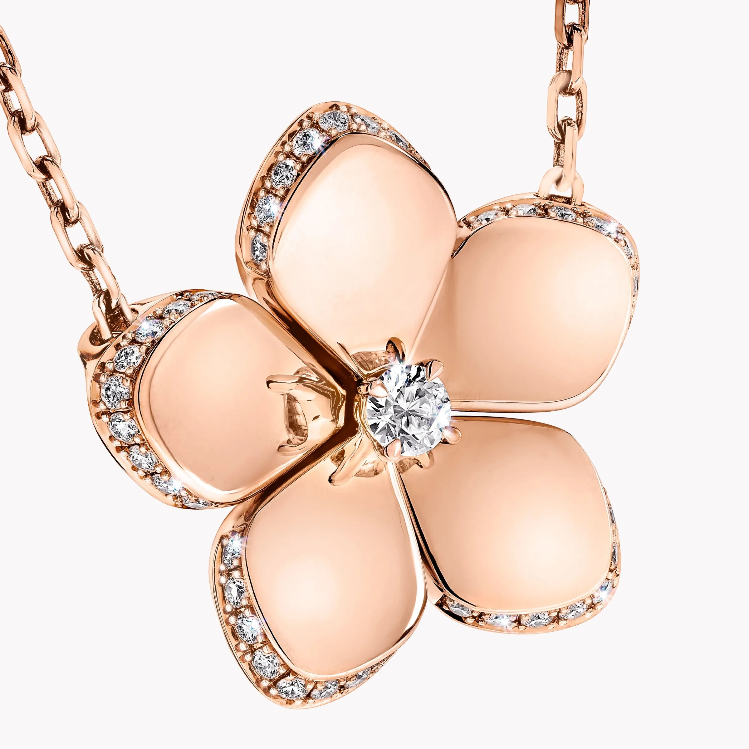 Graff Wild Flower Pendant^ Rose Gold|Wild Flower
