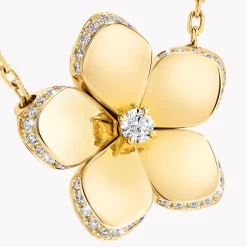Graff Wild Flower Pendant^ Yellow Gold|Wild Flower