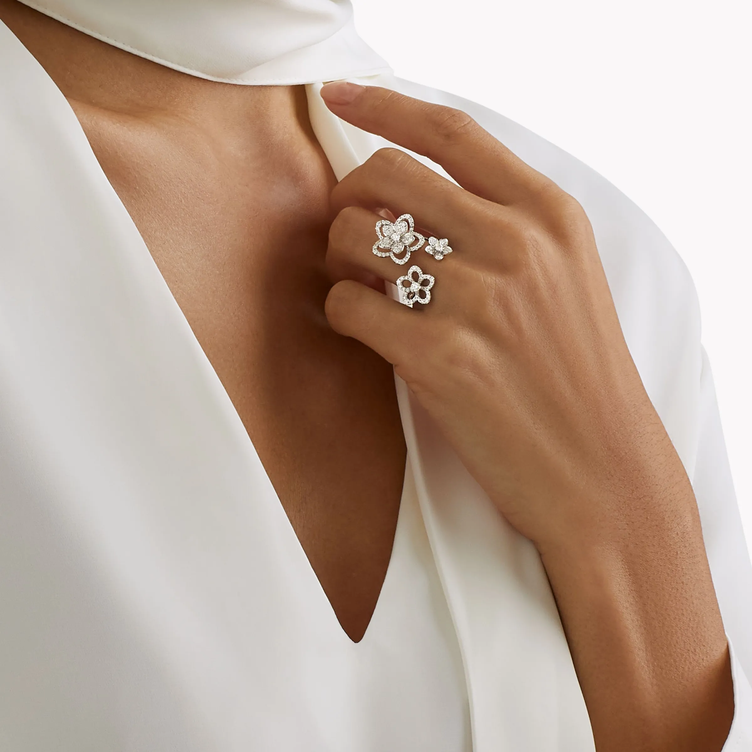 Graff Wild Flower Triple Diamond Ring^ Wild Flower|Rings