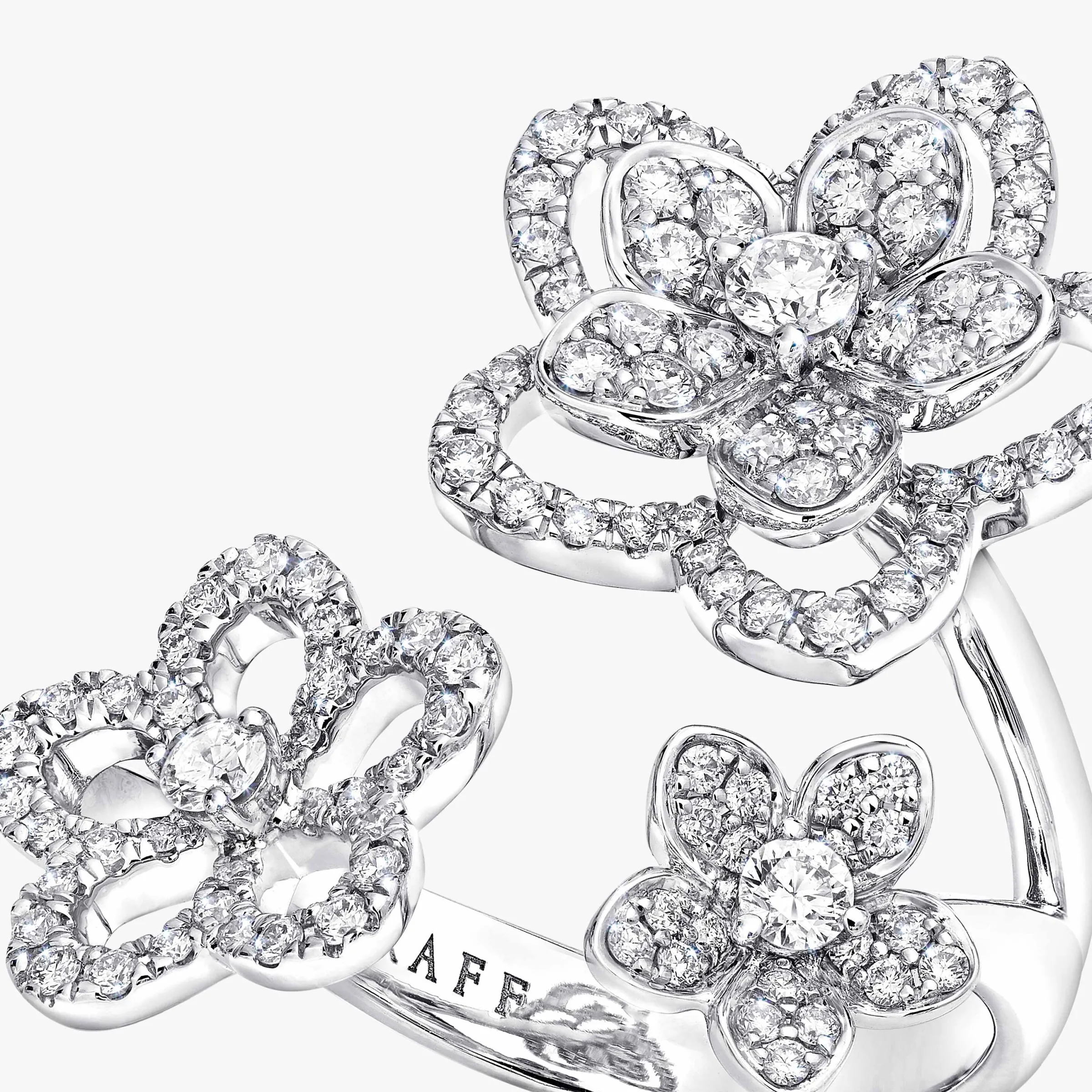 Graff Wild Flower Triple Diamond Ring^ Wild Flower|Rings