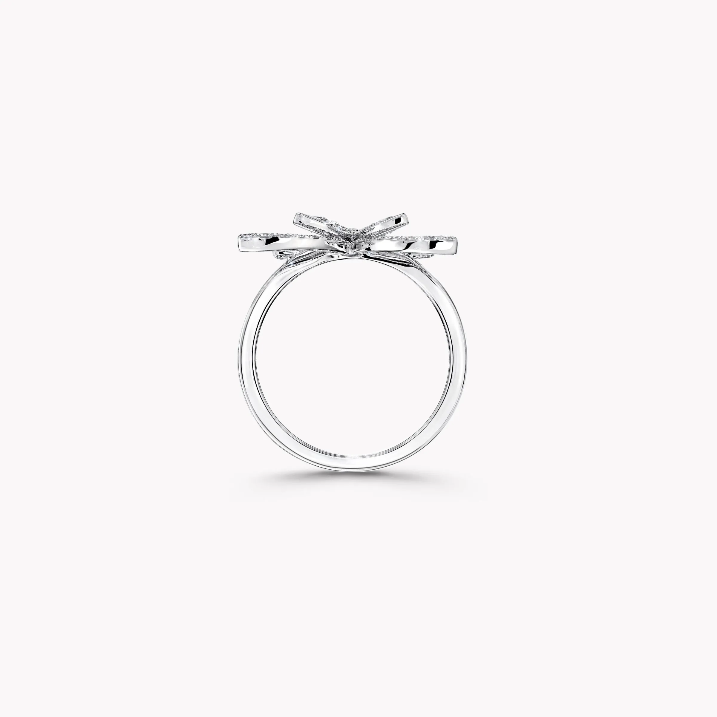 Graff Butterfly Silhouette Diamond Mini Ring^ White Gold|Butterfly