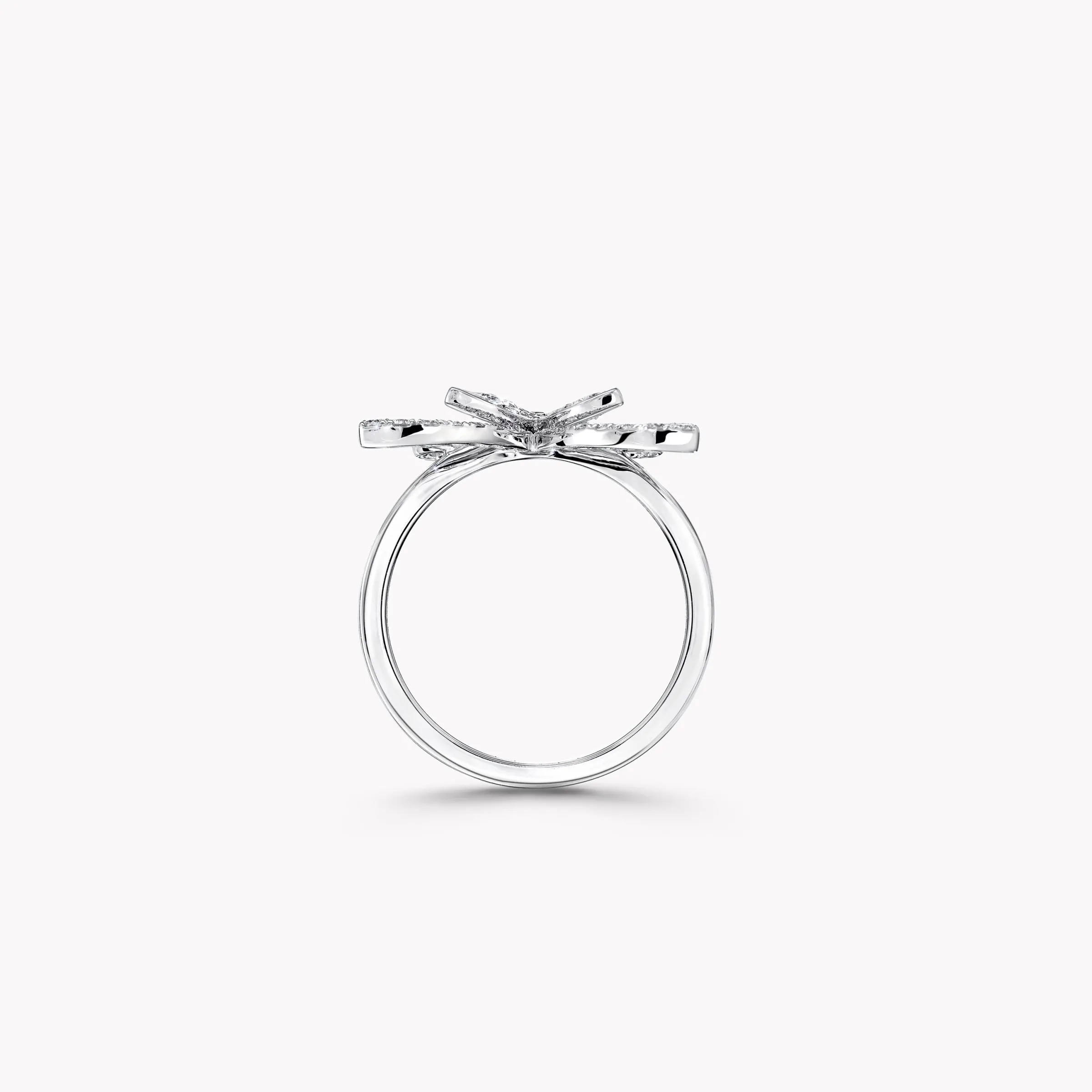 Graff Butterfly Silhouette Diamond Ring^ White Gold|Butterfly