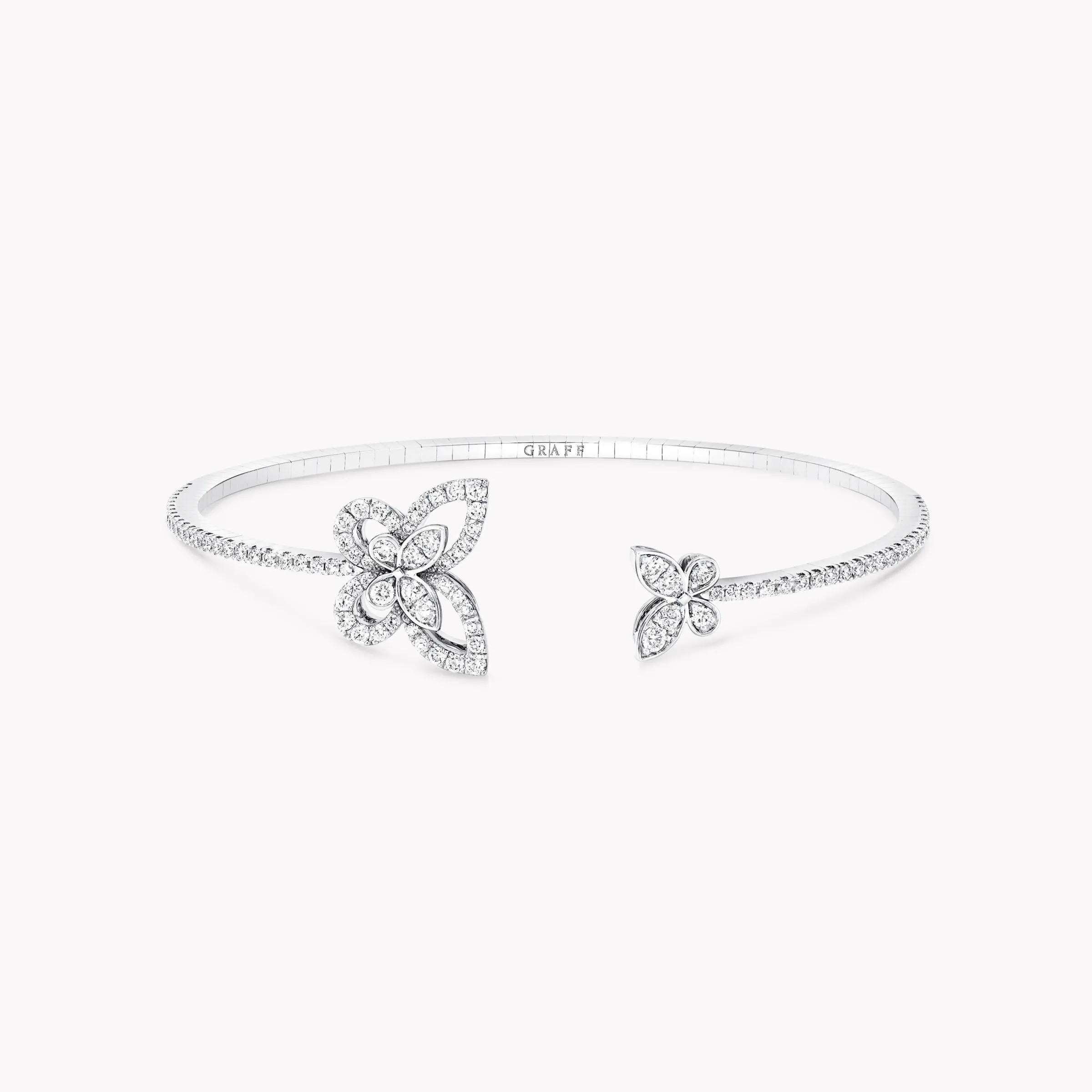 Graff Butterfly Silhouette Open Diamond Bangle^ Butterfly|Bracelets & Bangles