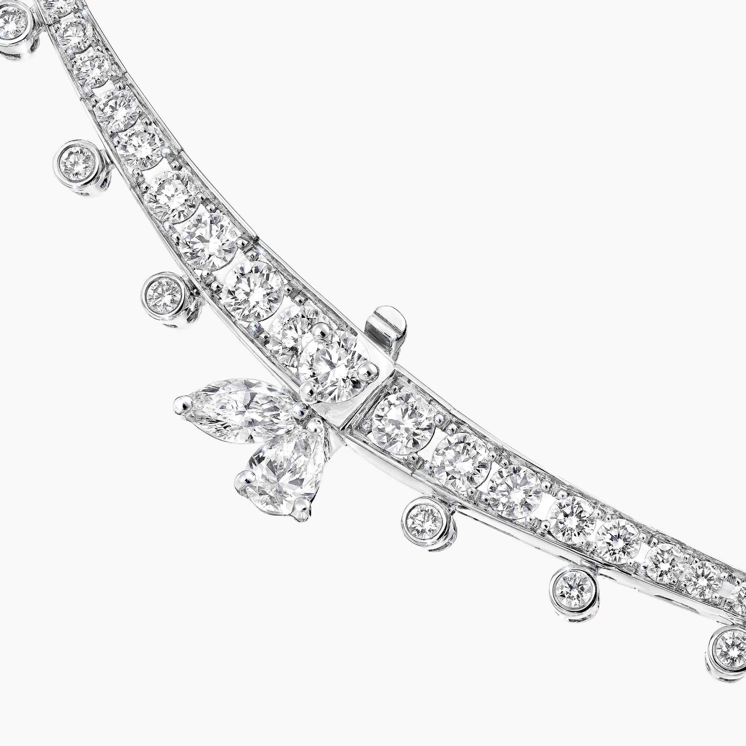 Graff Carissa Diamond Drop Necklace^ Bridal Jewelry|White Diamond