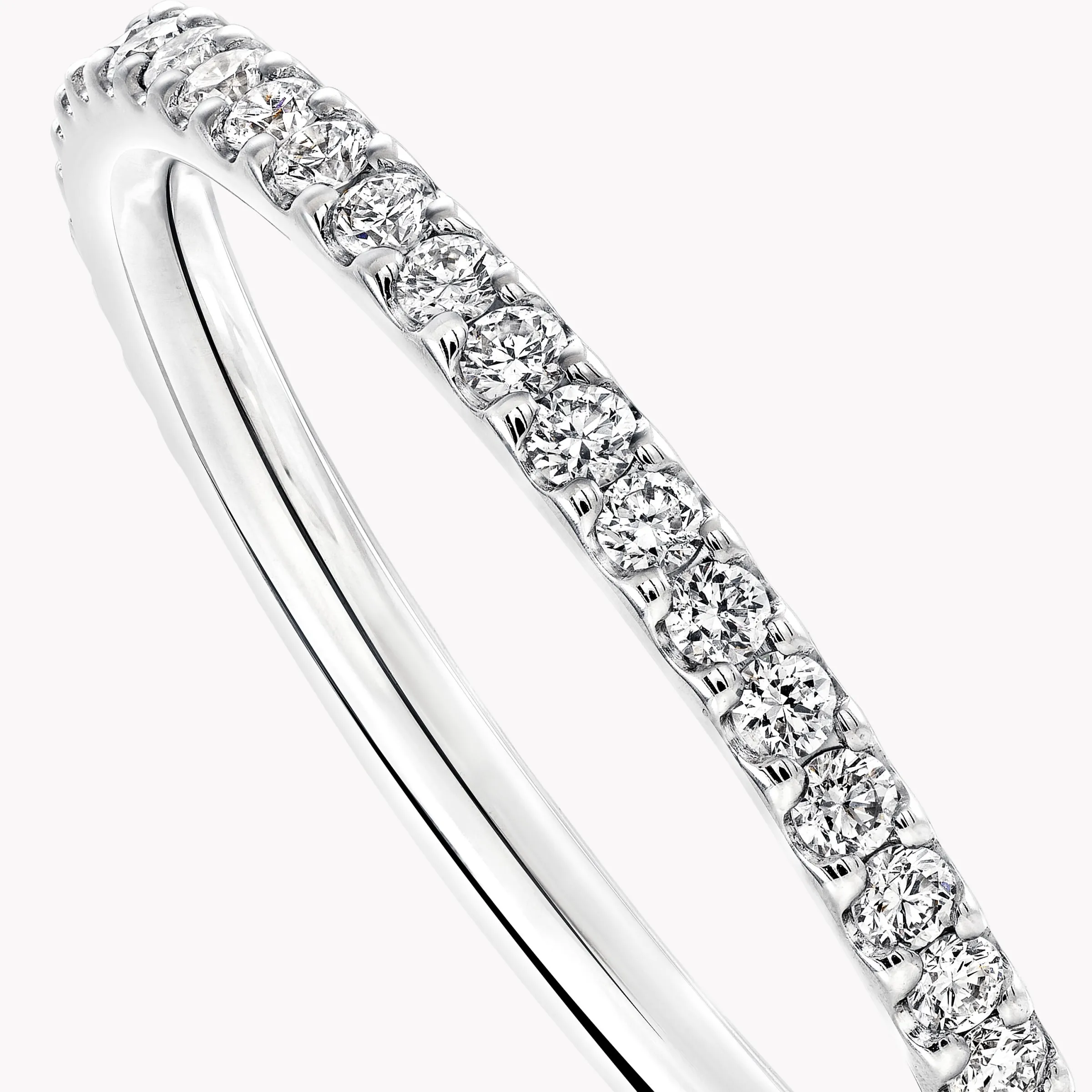 Graff Castle Set Round Diamond Wedding Band^ Eternity Rings|For Her