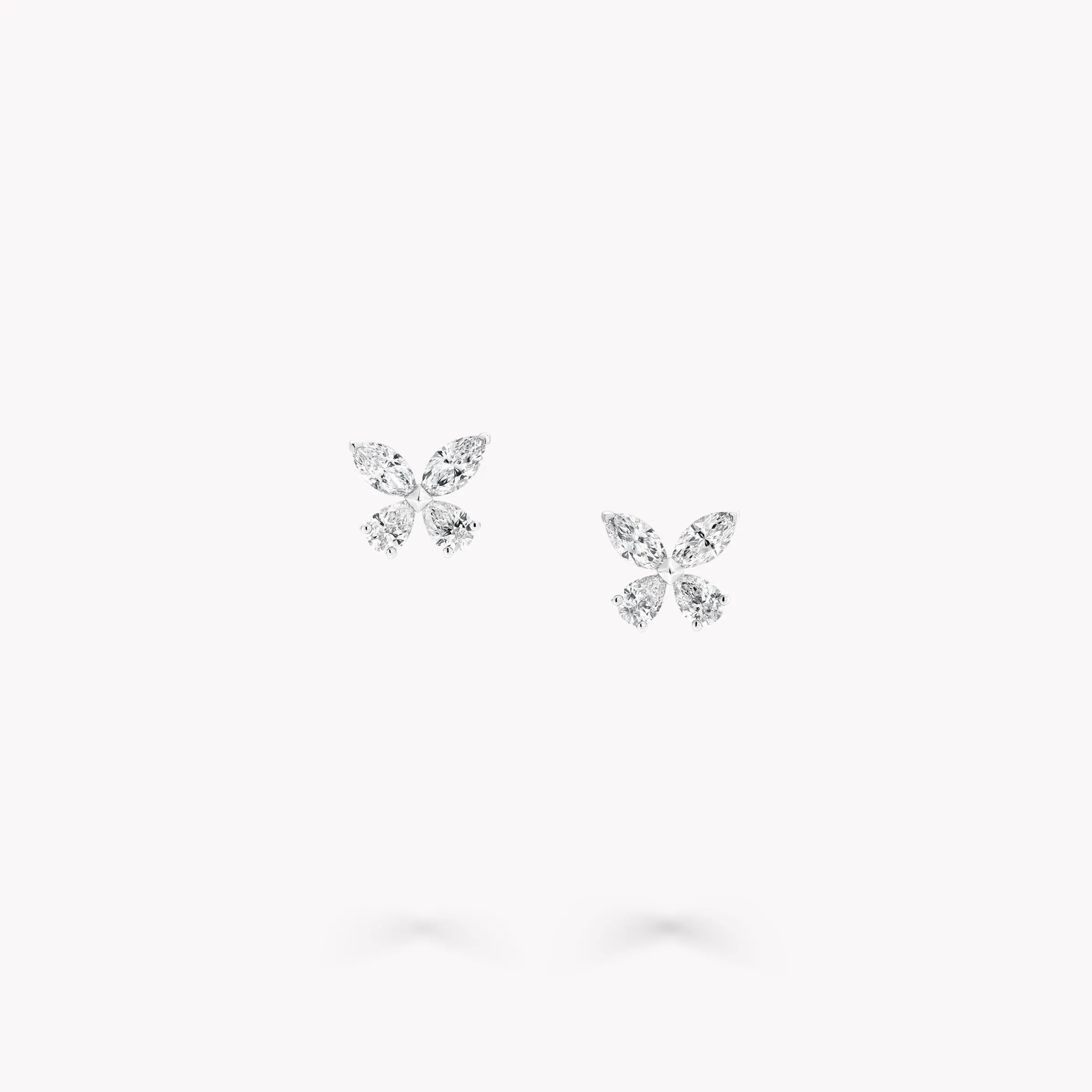 Graff Classic Butterfly Diamond Petite Stud Earrings^ White Diamond|Butterfly