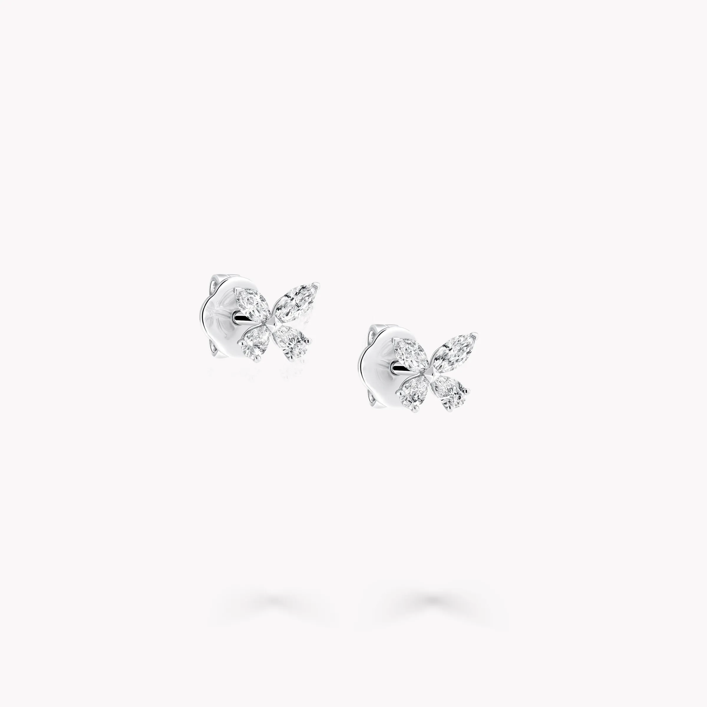 Graff Classic Butterfly Diamond Petite Stud Earrings^ White Diamond|Butterfly