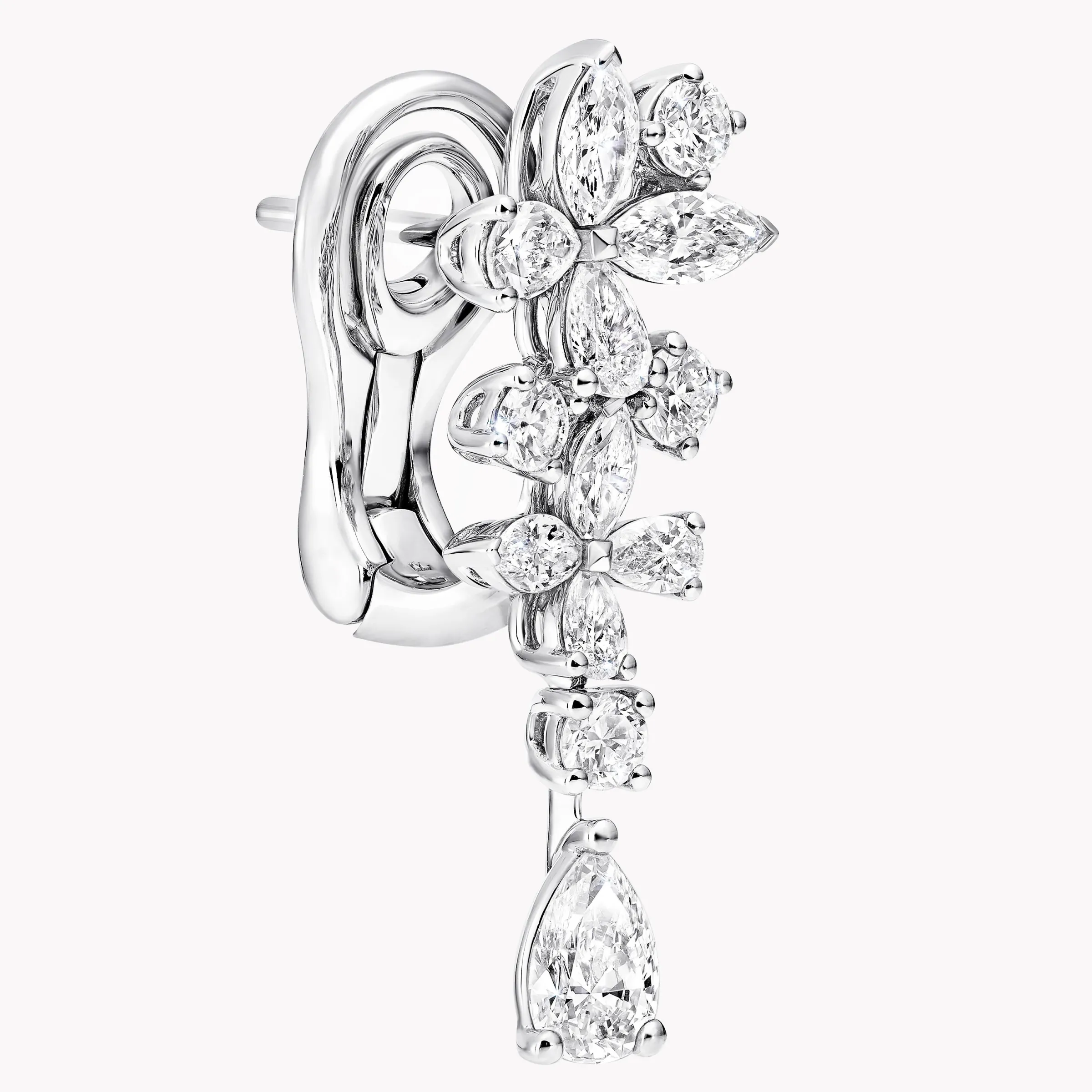 Graff Classic Butterfly Diamond Drop Earrings^ White Diamond|Butterfly