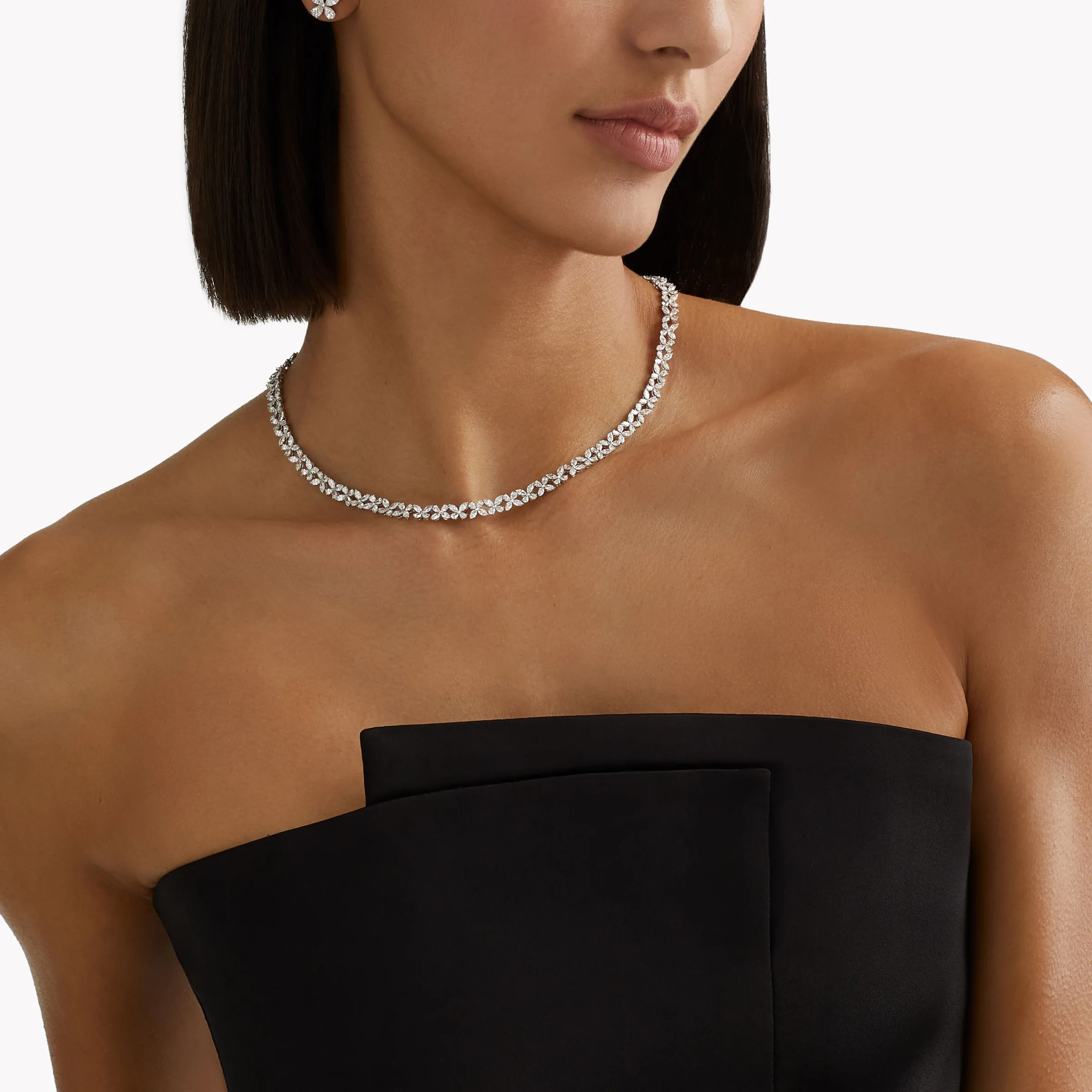 Graff Classic Butterfly Diamond Necklace^ Bridal Jewelry|White Diamond