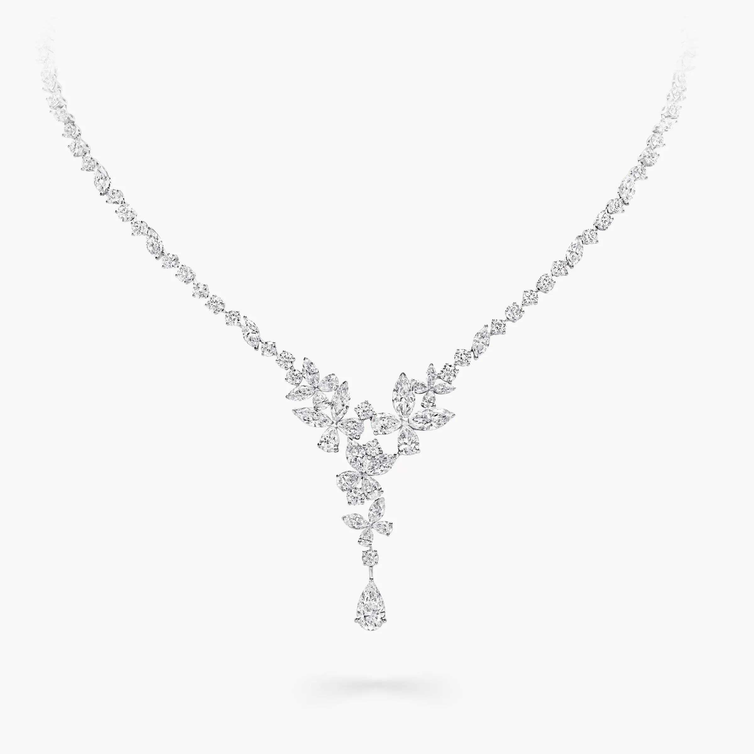 Graff Classic Butterfly Diamond Necklace^ Bridal Jewelry|White Diamond