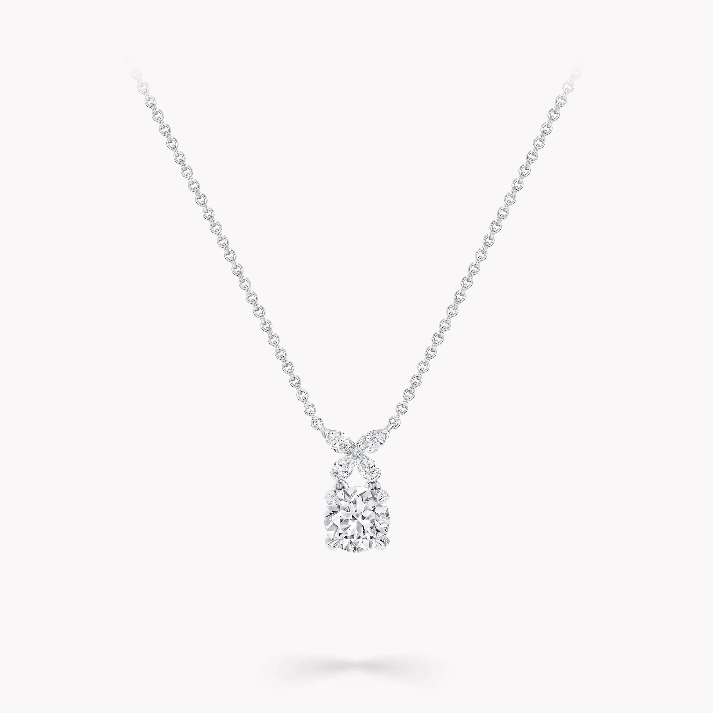 Graff Classic Butterfly Round Diamond Pendant^ White Diamond|Butterfly