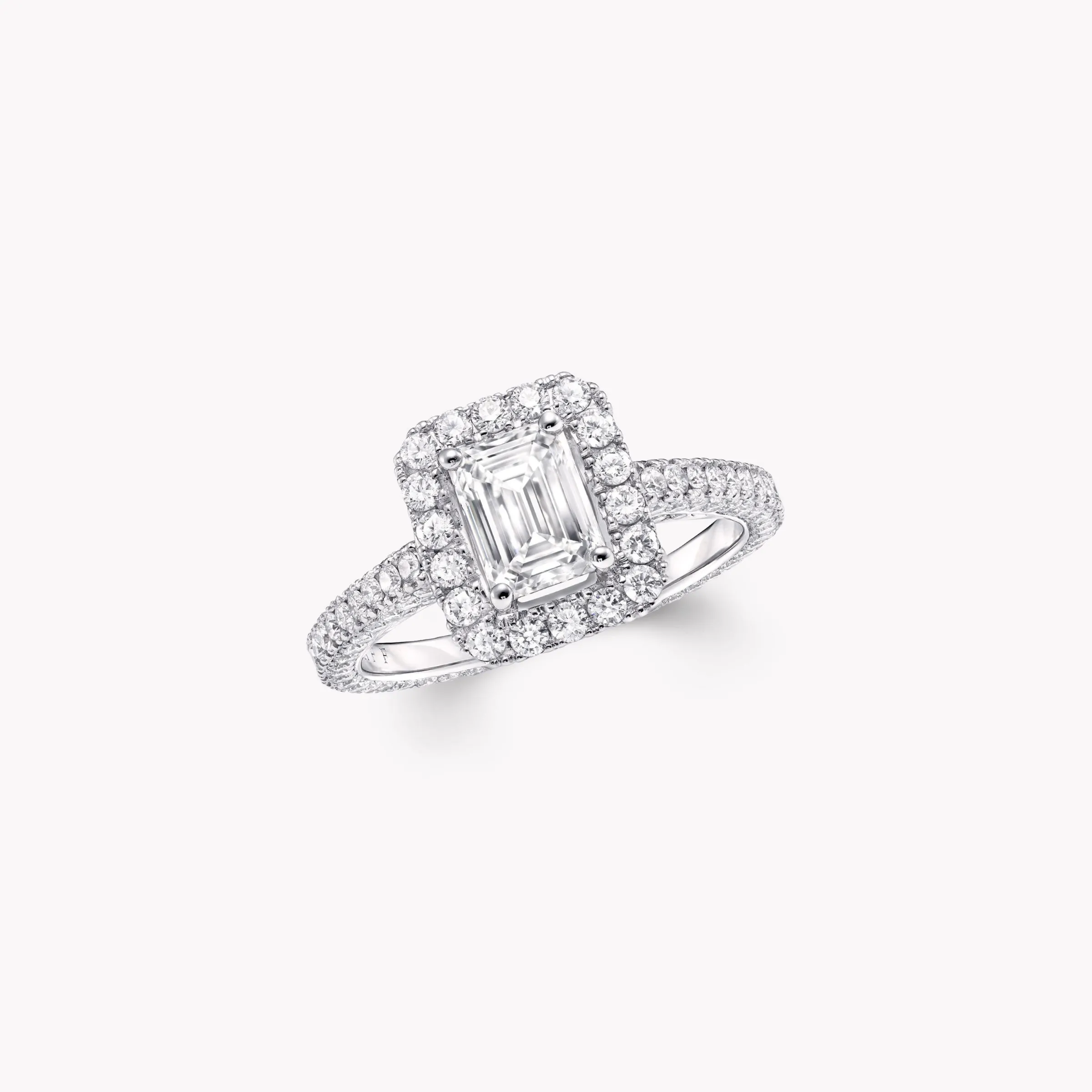Graff Constellation Emerald Cut Diamond Engagement Ring^ Emerald|Constellation