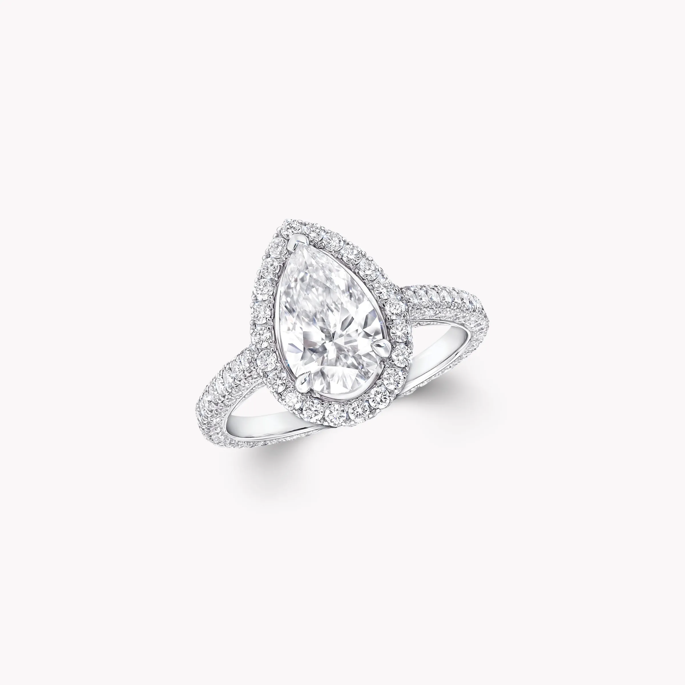 Graff Constellation Pear Shape Diamond Engagement Ring^ Pear|Constellation