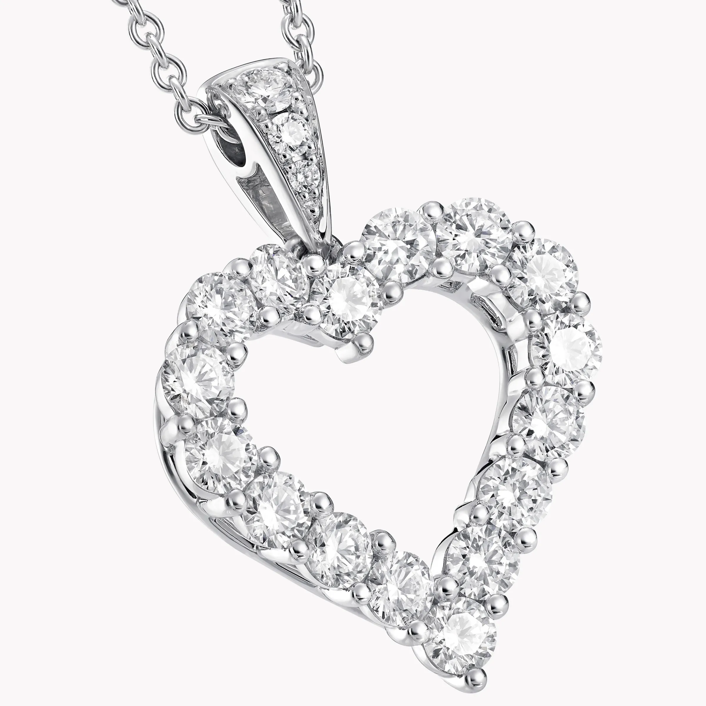 Graff Diamond Heart Silhouette Pendant^ Classic Graff|Necklaces & Pendants