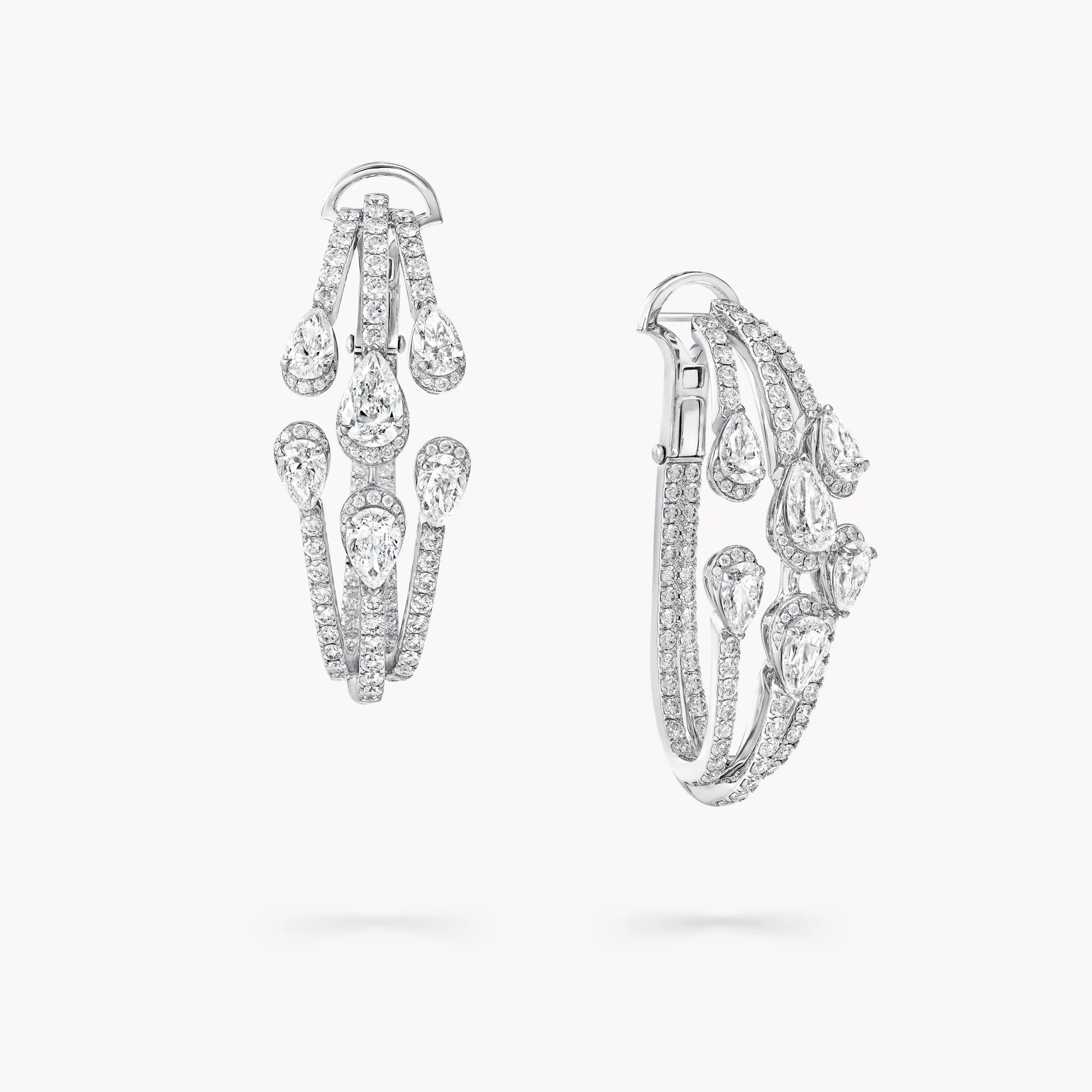 Graff Duet Diamond Triple Hoop Earrings^ Earrings