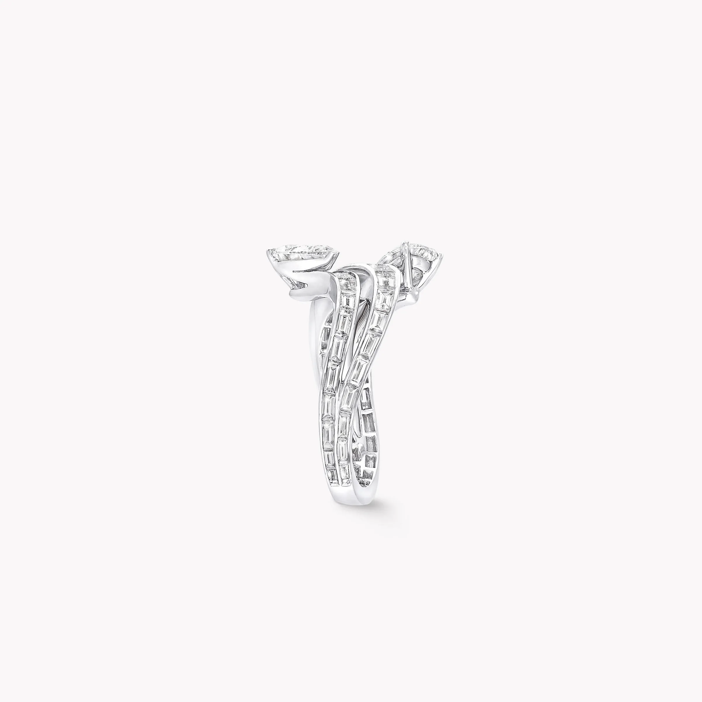 Graff Duet Triple Row Diamond Ring^ Rings