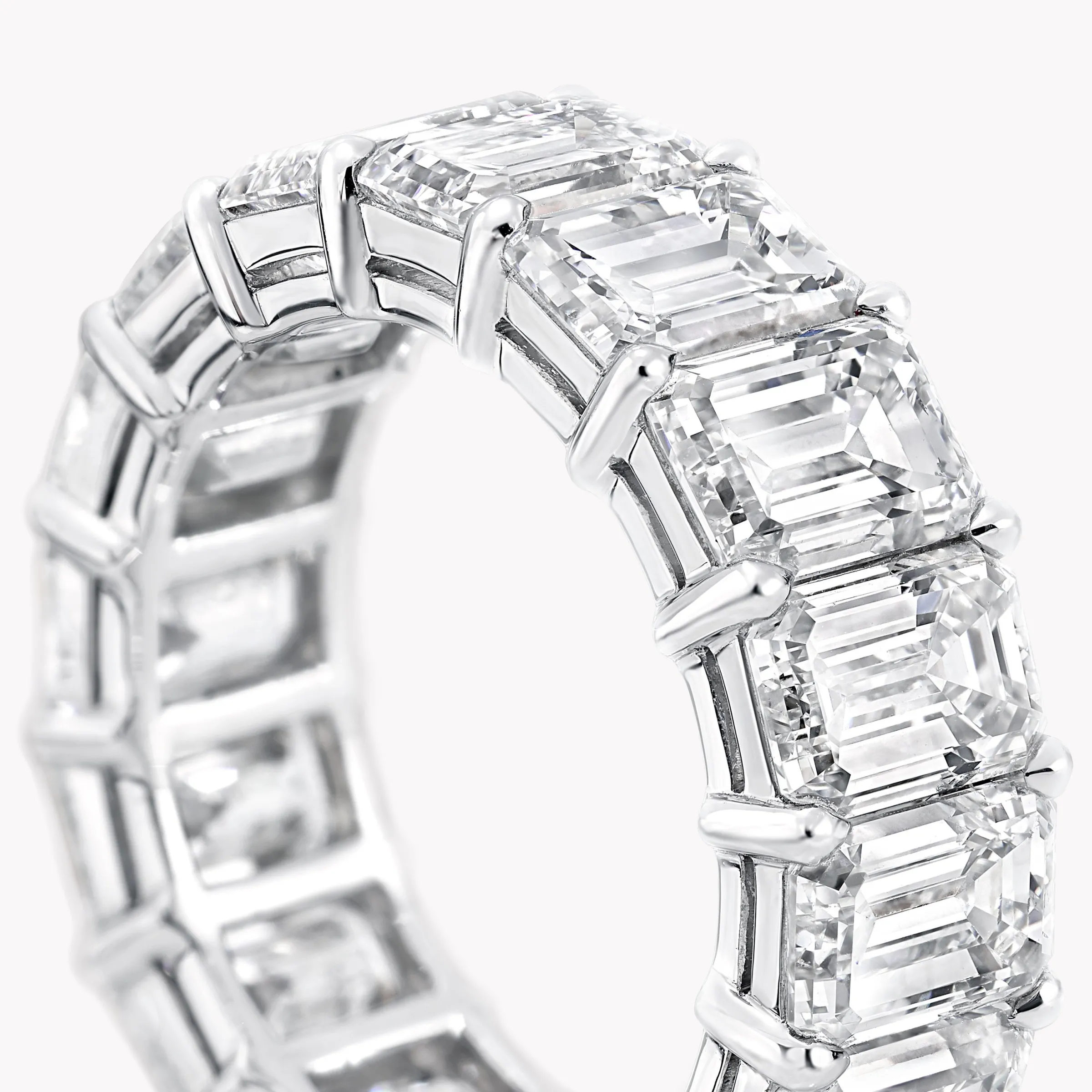 Graff Emerald Cut Diamond Wedding Band^ Eternity Rings|For Her