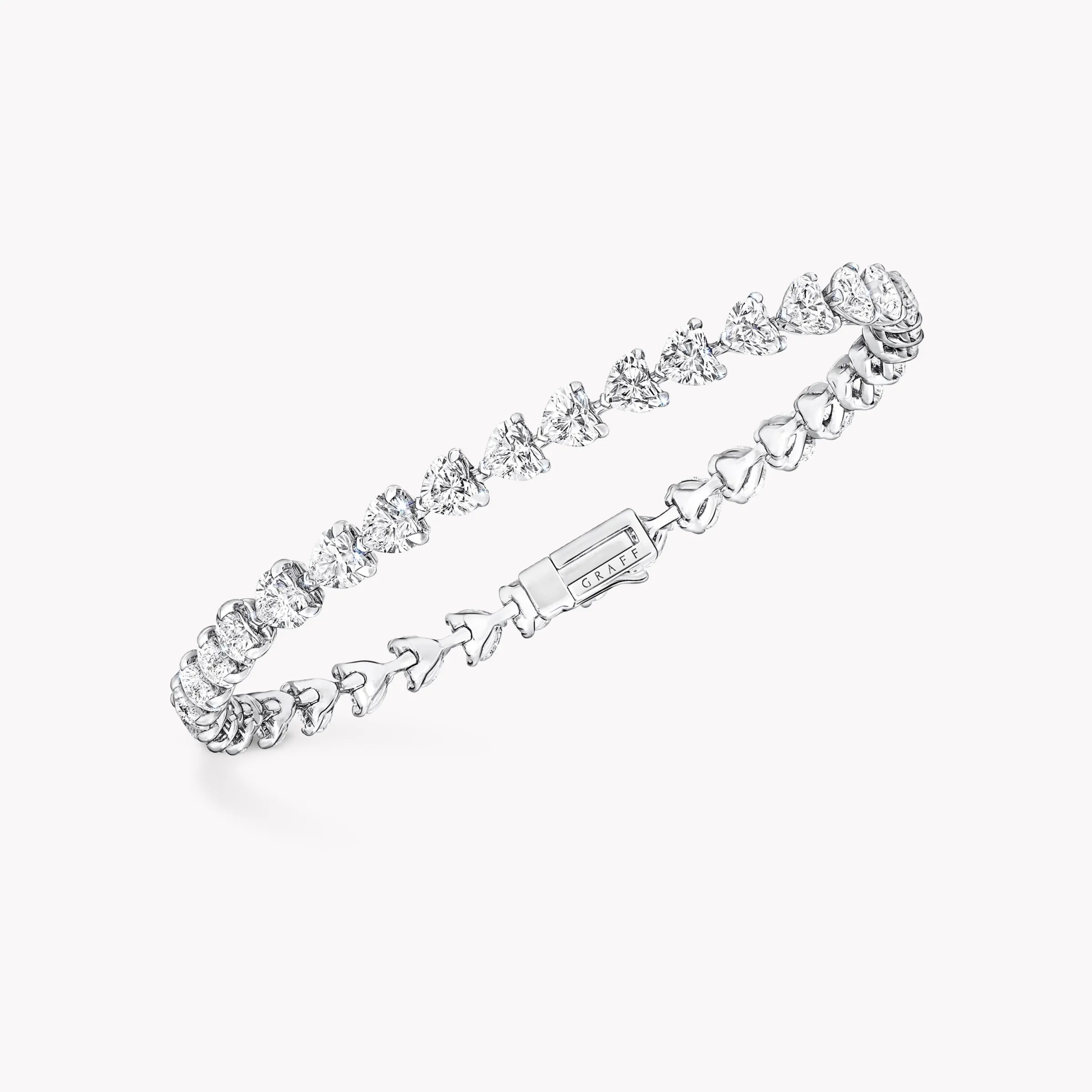 Graff Heart Shape Diamond Bracelet^ White Diamond|Classic Graff