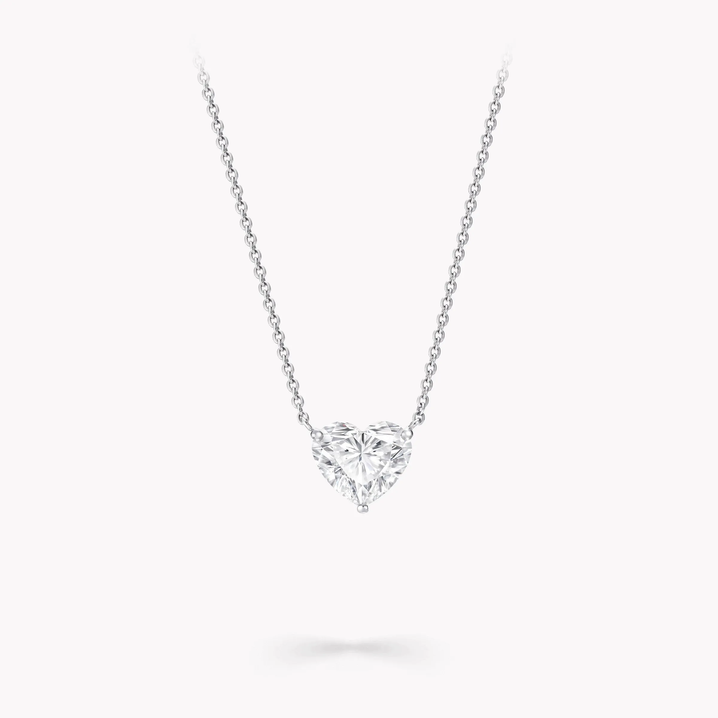 Graff Heart Shape Diamond Pendant^ Bridal Jewelry|Platinum