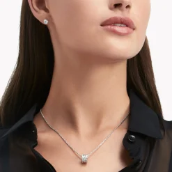 Graff Laurence Signature Pavé Diamond Pendant^ White Gold|Laurence Graff Signature