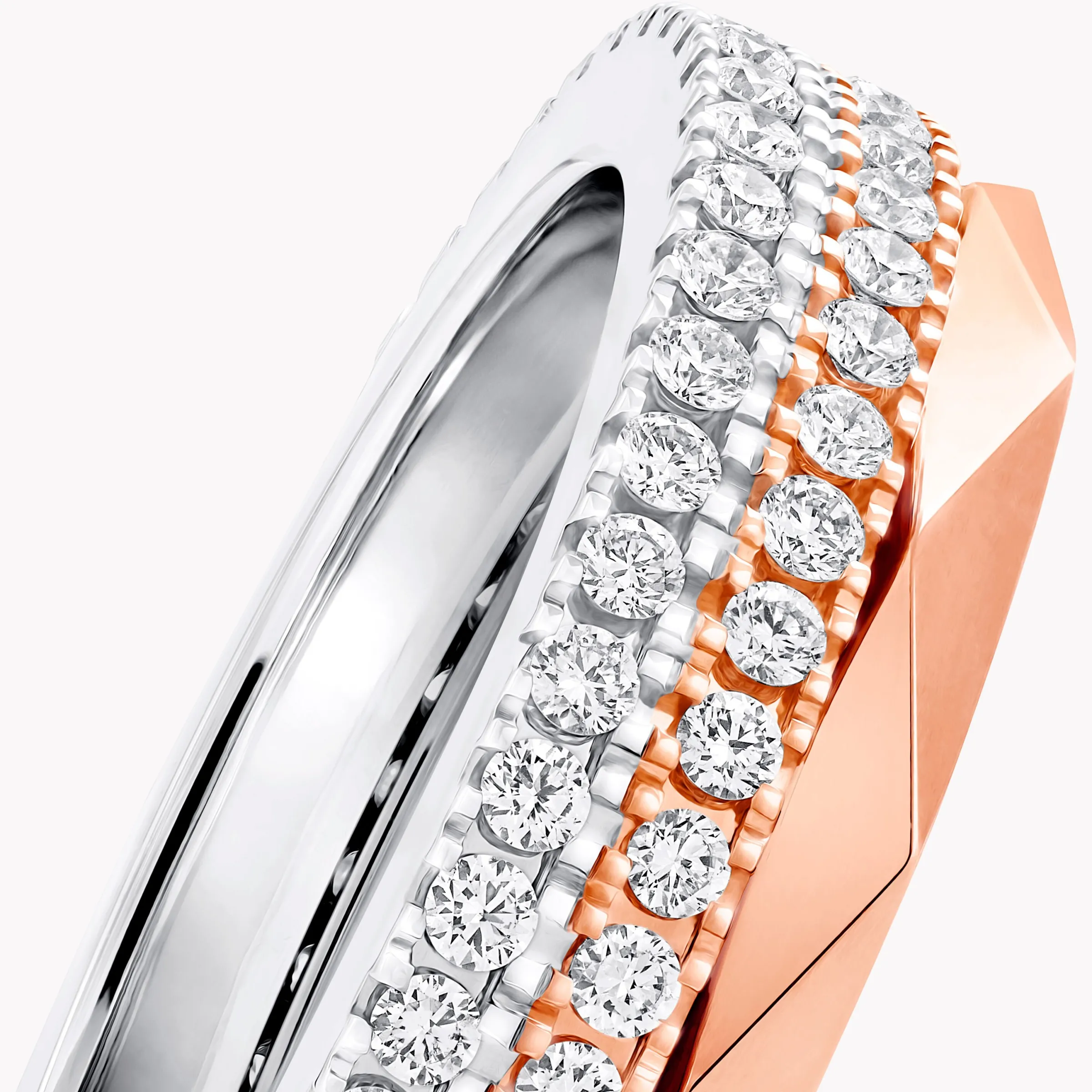 Graff Laurence Signature Three-Row Layered Diamond Ring^ Laurence Graff Signature|Rings