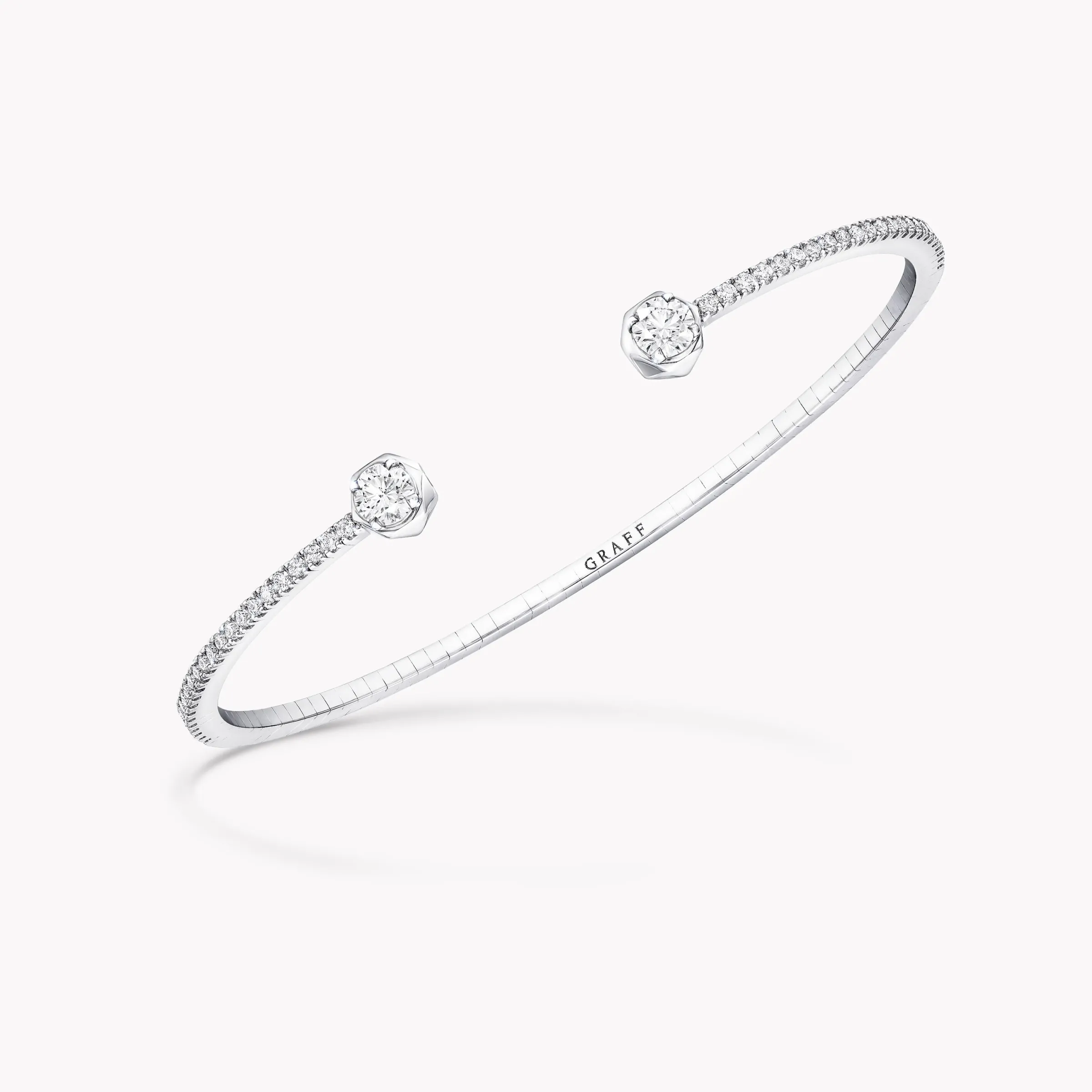 Graff Laurence Signature Open Diamond Bangle^ Bridal Jewelry|White Gold