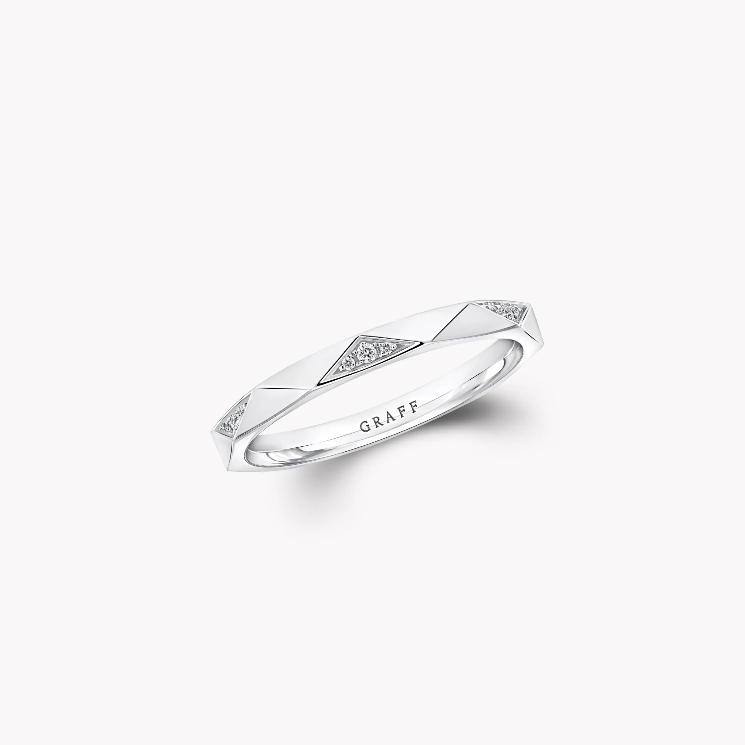 Graff Laurence Signature Faceted Diamond Wedding Band^ For Him|For Her