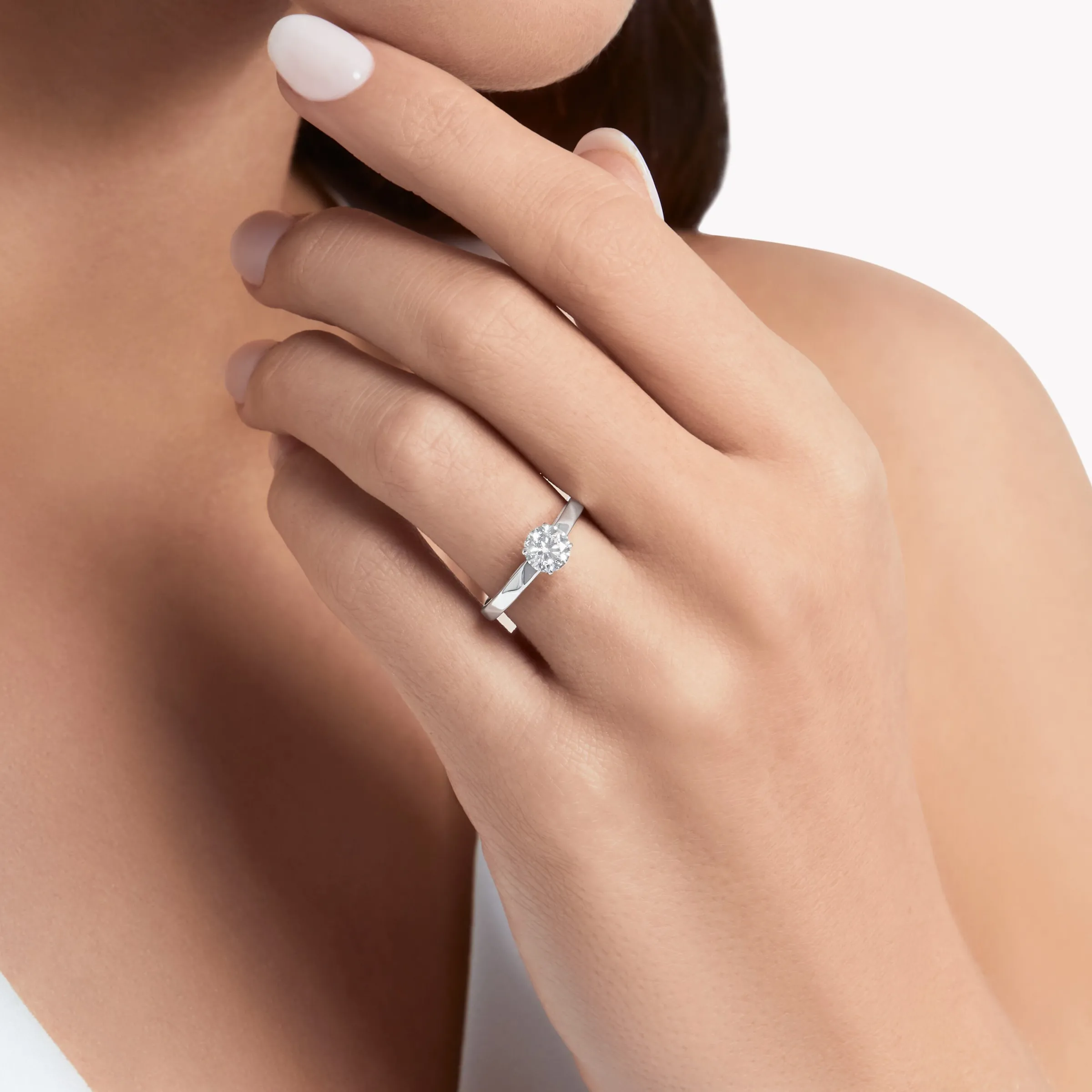 Graff Laurence Signature Round Diamond Engagement Ring^ Round|Laurence Graff Signature