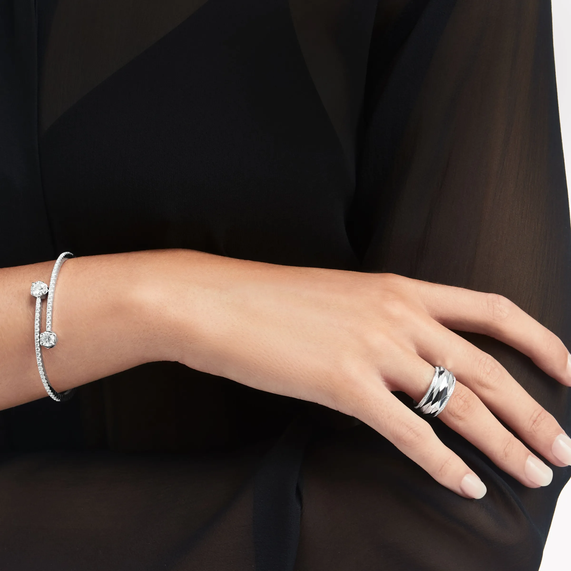 Graff Laurence Signature Wraparound Diamond Bangle^ Bracelets & Bangles