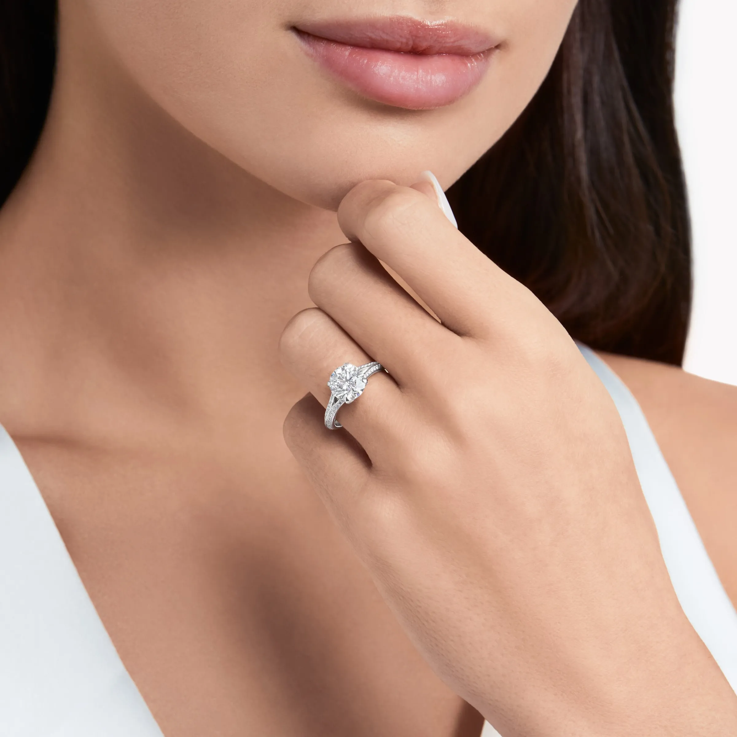 Graff Legacy Round Diamond Engagement Ring^ Round|Legacy