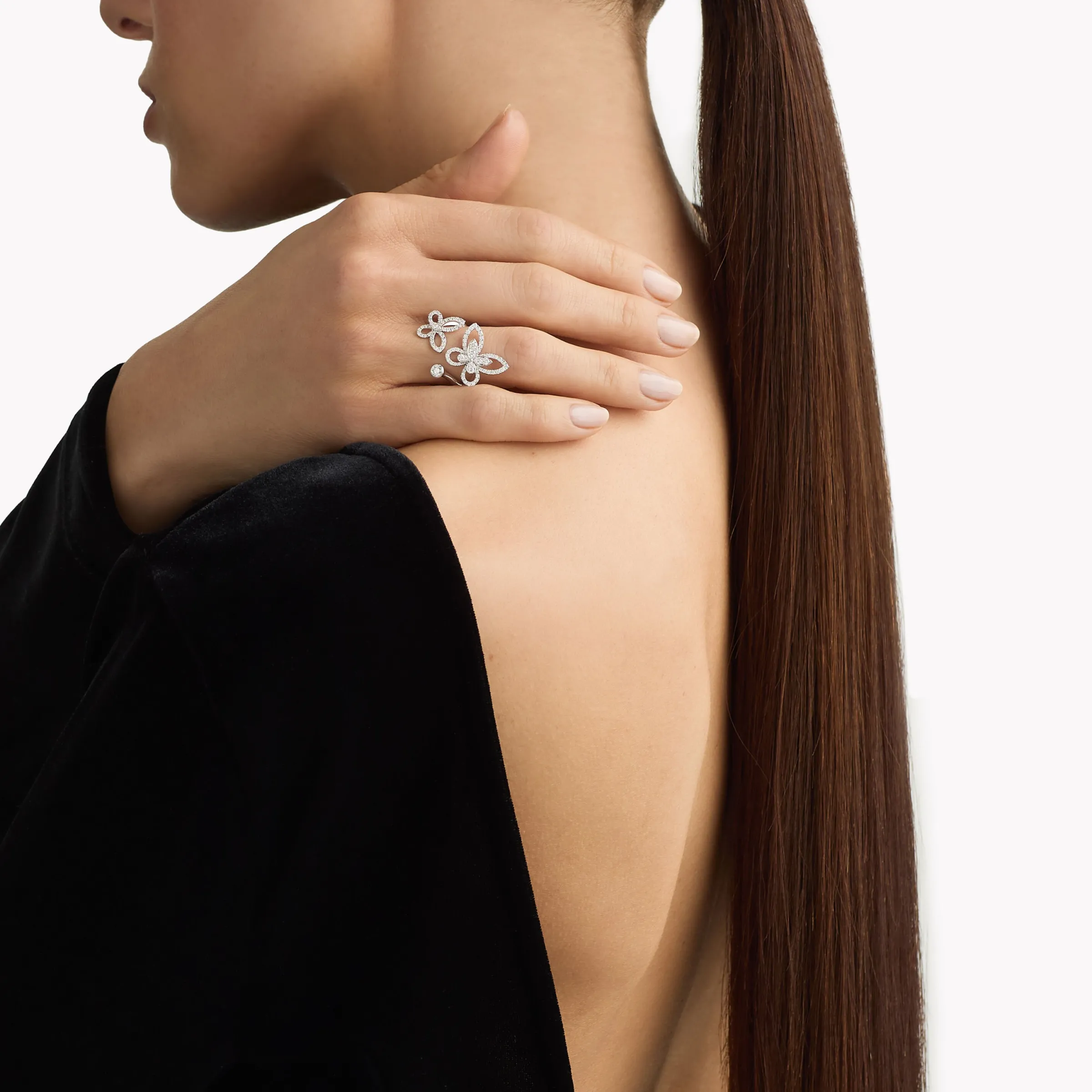 Graff Multi Butterfly Silhouette Diamond Ring^ Butterfly|Rings