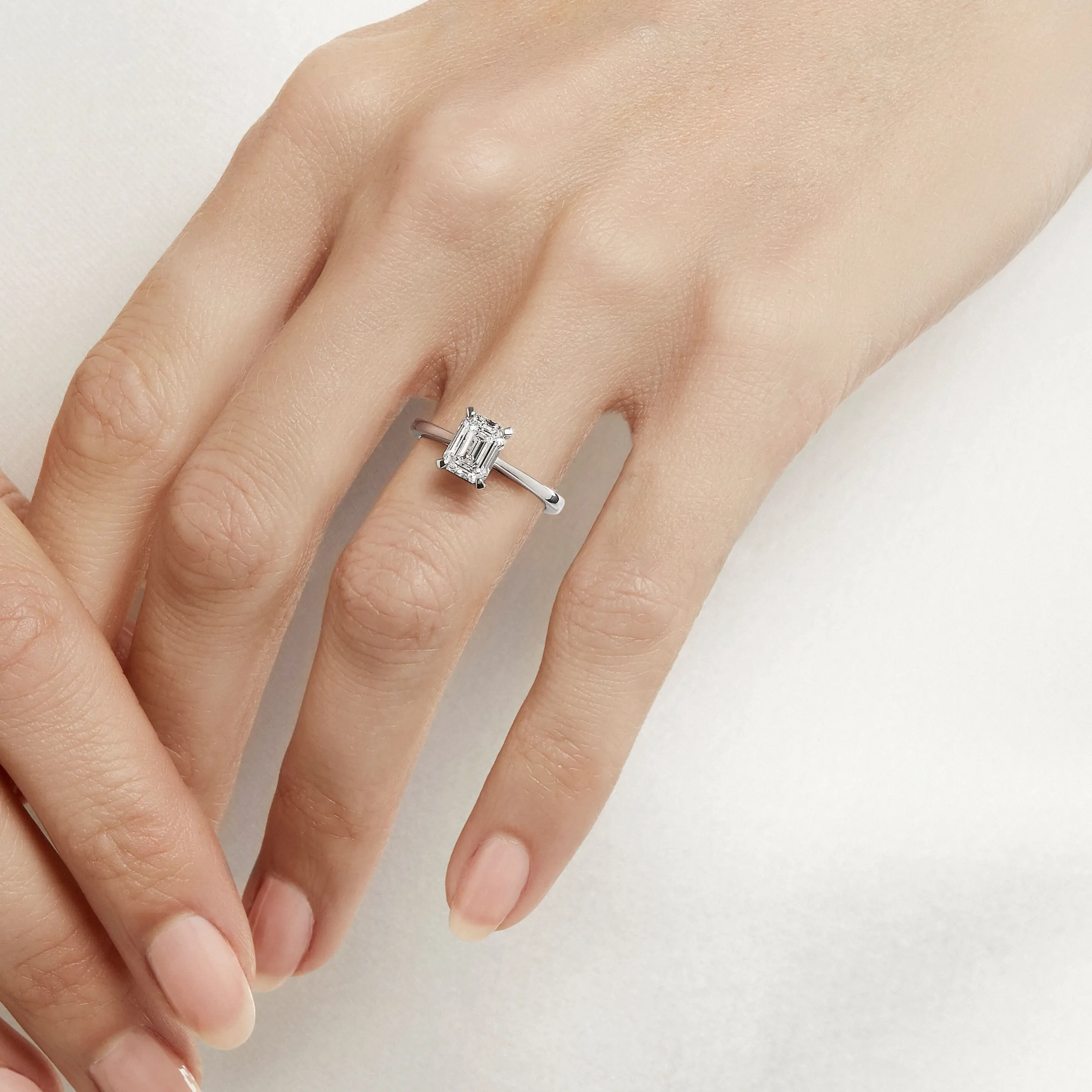 Graff Paragon Emerald Cut Diamond Engagement Ring^ Emerald|Paragon