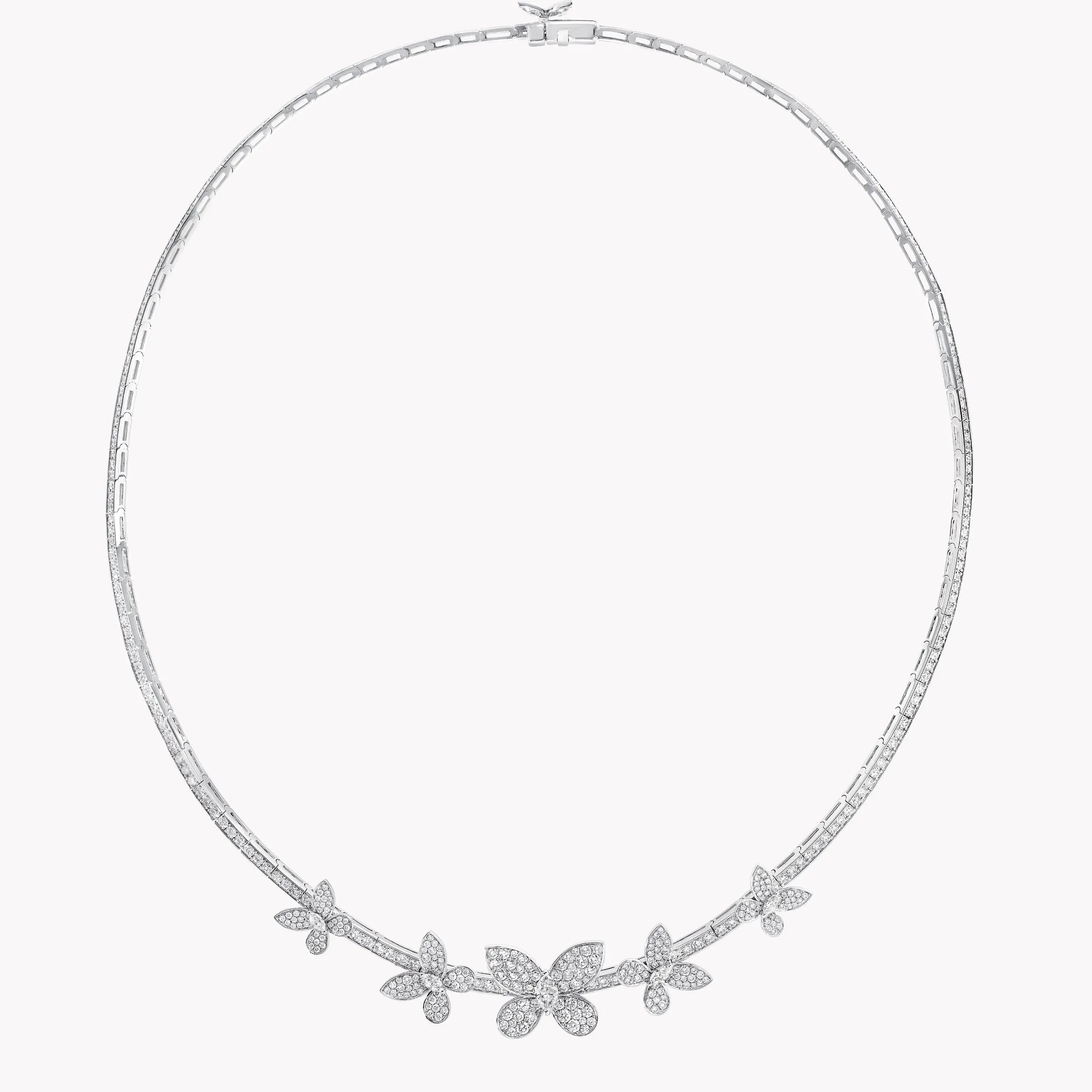 Graff Pavé Butterfly Diamond Necklace^ Bridal Jewelry|Butterfly