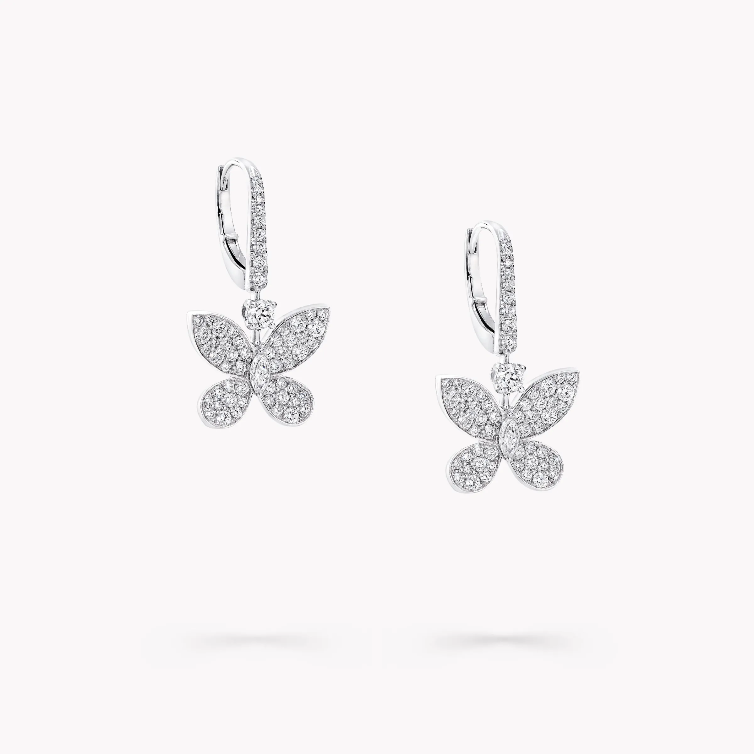 Graff Pavé Butterfly Mini Diamond Drop Earrings^ Butterfly|Earrings