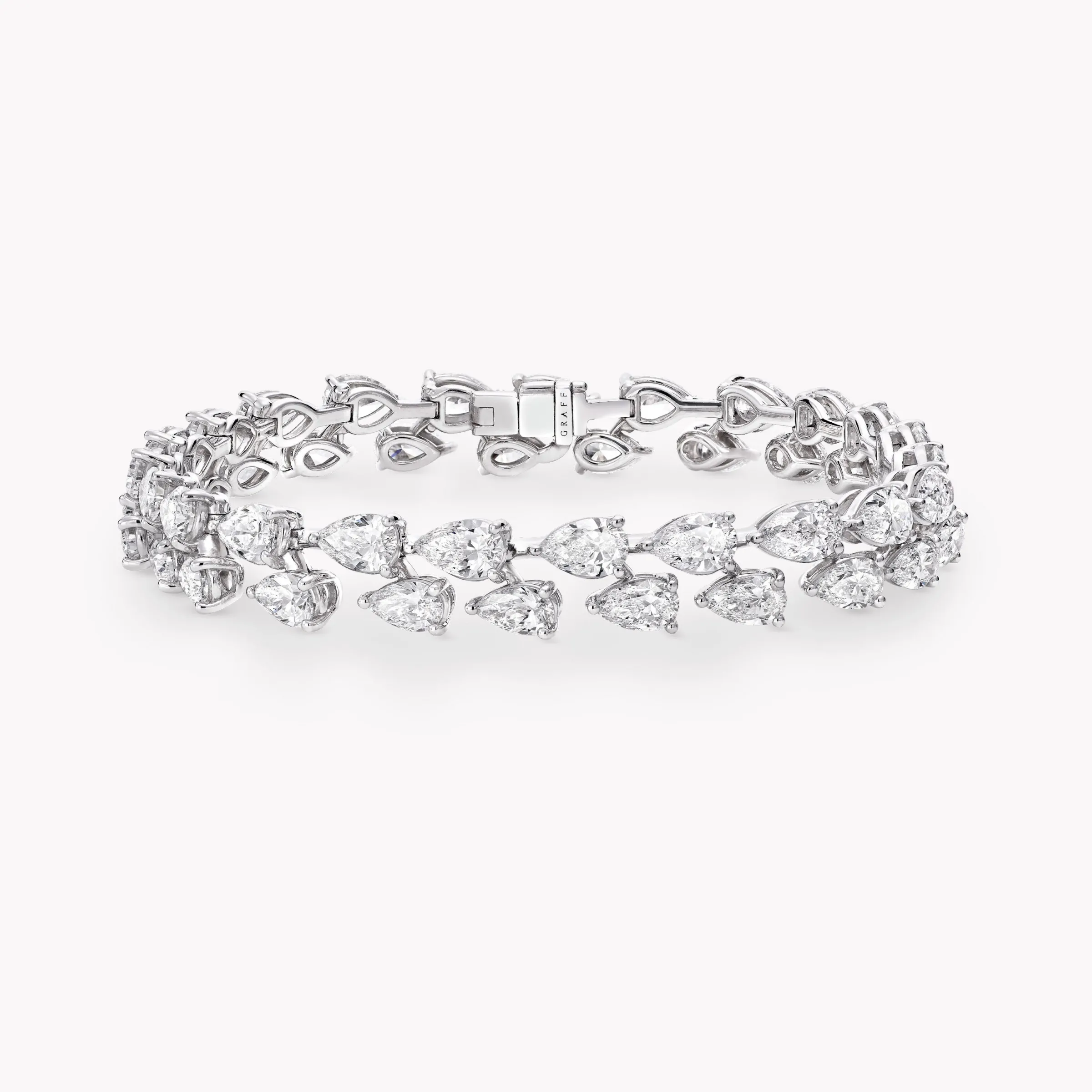 Graff Pear Shape Diamond Bracelet^ White Diamond|Classic Graff