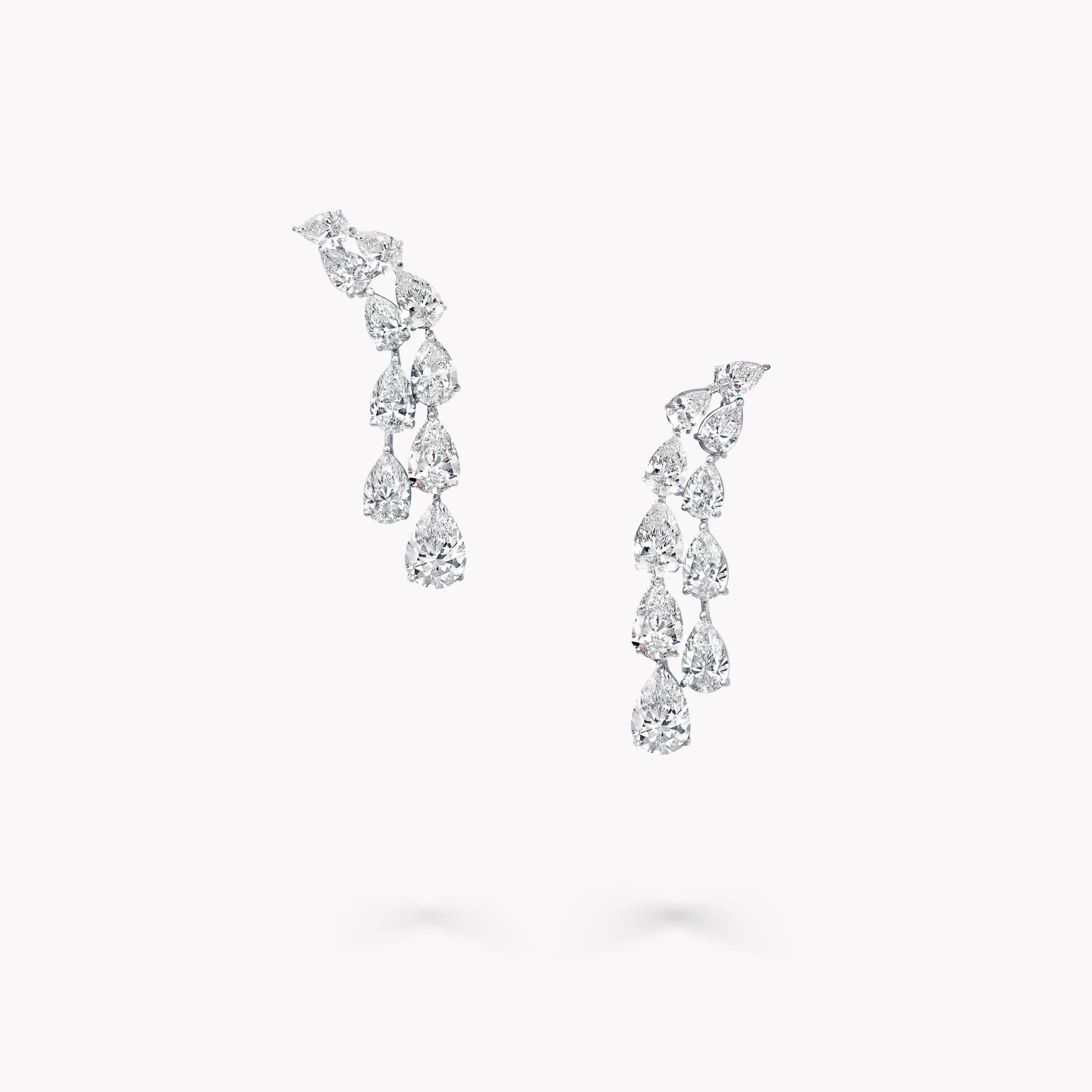 Graff Pear Shape Diamond Earrings^ Classic Graff