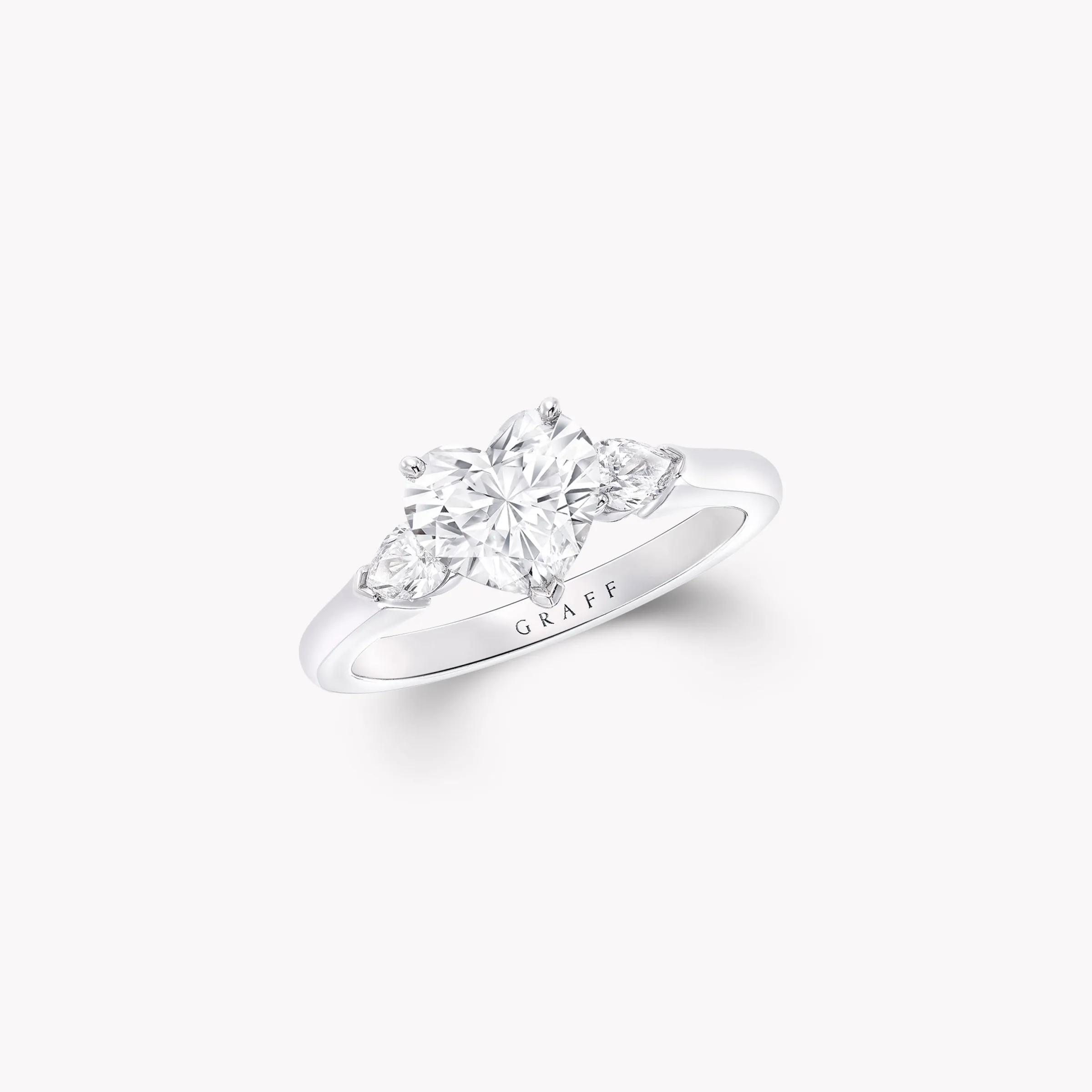 Graff Promise Heart Shape Diamond Engagement Ring^ Heart|Promise