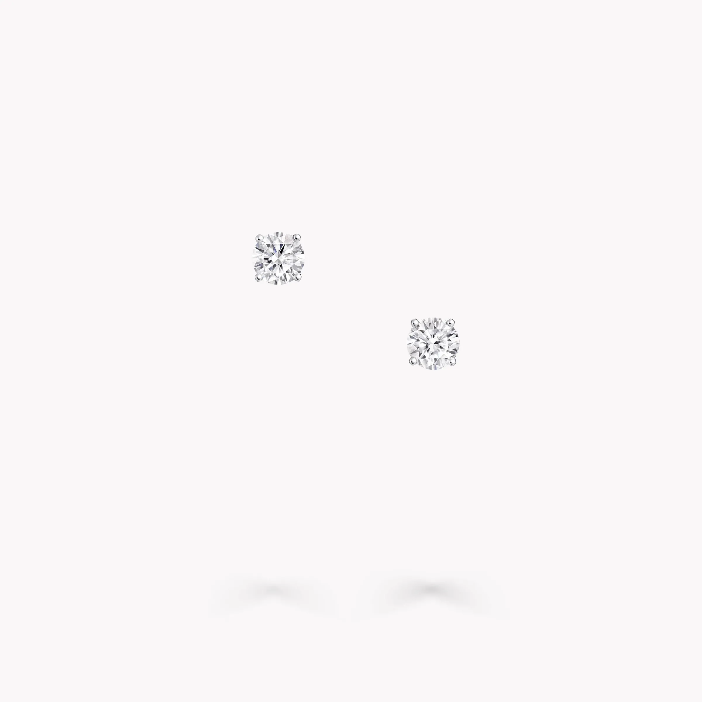 Graff Round Diamond Stud Earrings^ Bridal Jewelry|Platinum